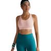 RUNNING GIRL Sports Bra for Women, Criss-Cross Back Padded Strappy Sports Bras Medium Support Yoga Bra with Removable Cups(A-pink)