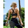 RUNNING GIRL Sports Bras for Women High Support,High Impact Sports Bra for Women Crisscross Back with Removable Pads(2-black)