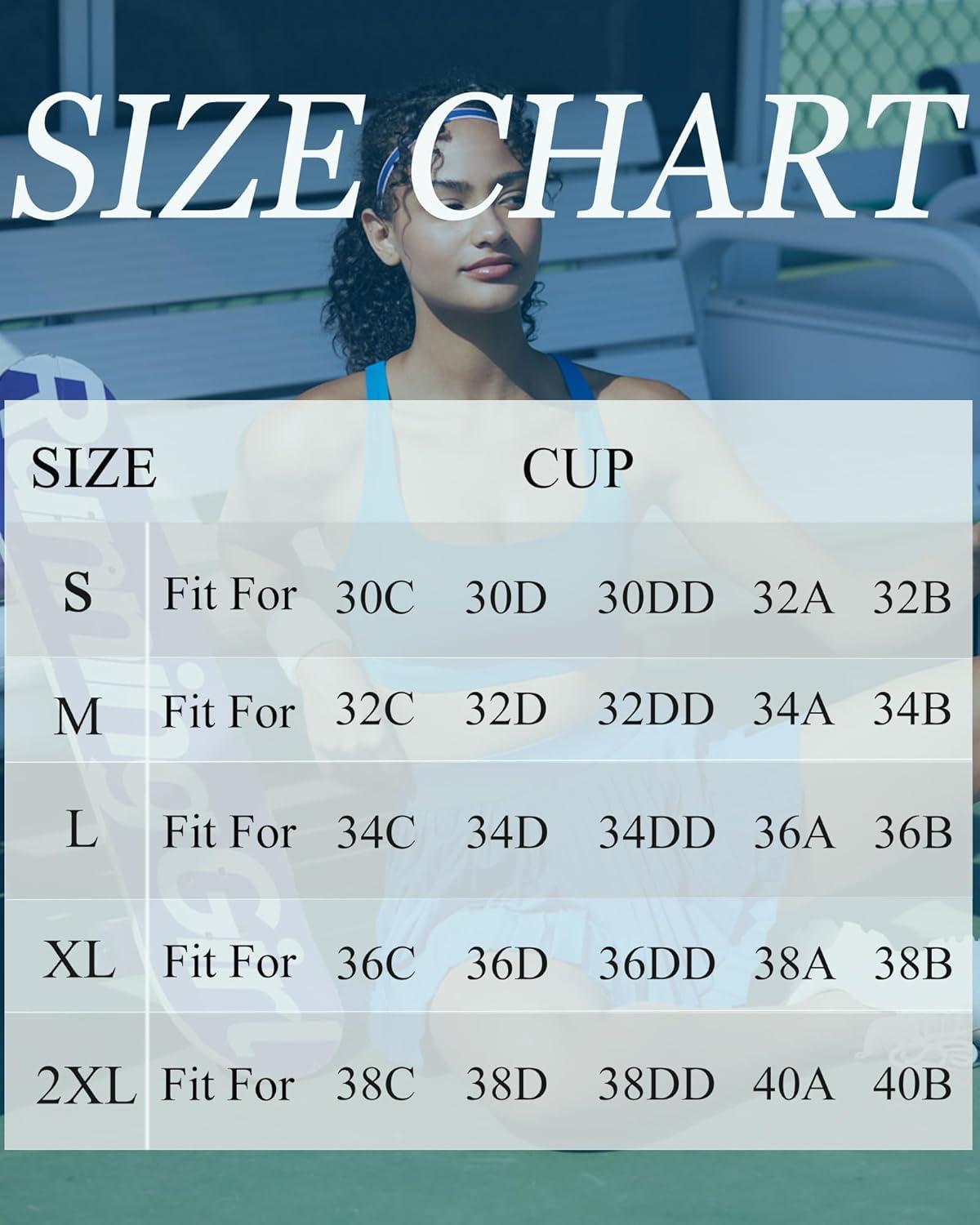 imageRUNNING GIRL High Impact Sports Bras for Women High Support Running Strappy Womens Sports Bra with Sewn in PadsHhot Pink