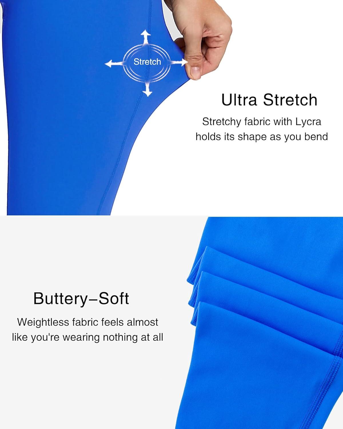 imageRUNNING GIRL High Waisted Leggings for WomenTummy Control Workout Yoga Pants Compression Pants Buttery SoftCerulean Blue