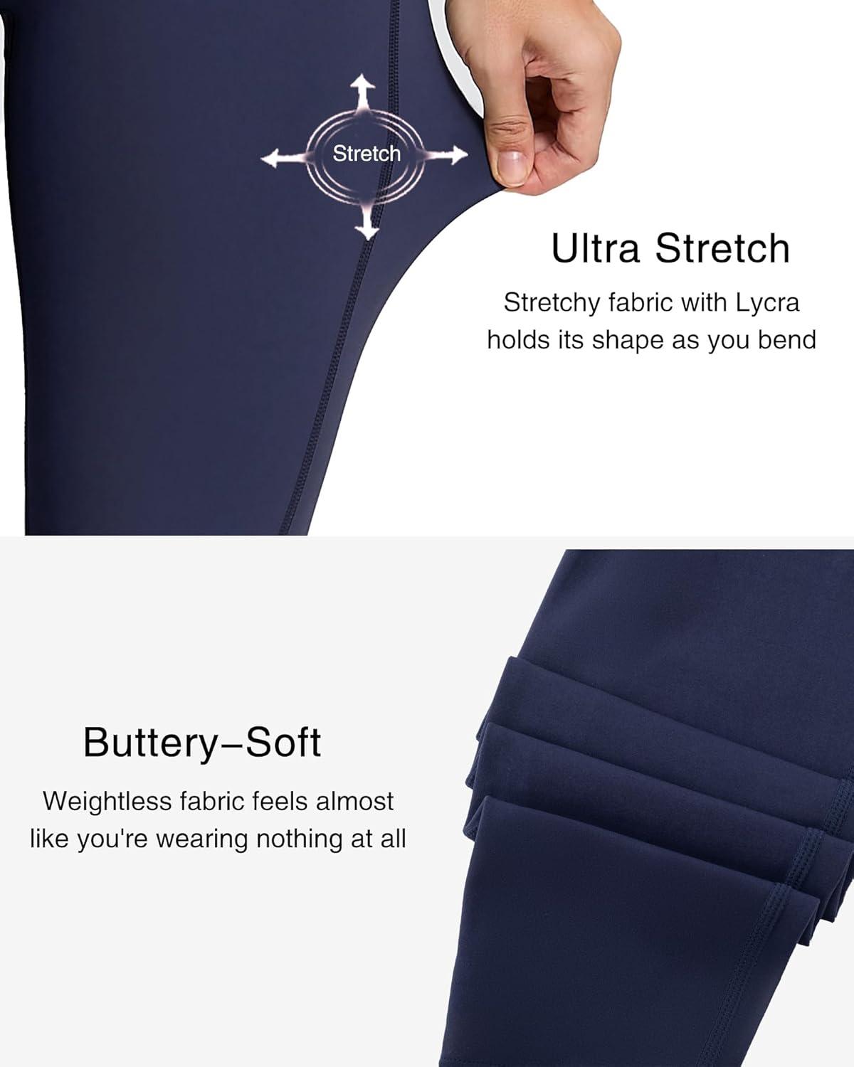 imageRUNNING GIRL High Waisted Leggings for WomenTummy Control Workout Yoga Pants Compression Pants Buttery SoftNavy