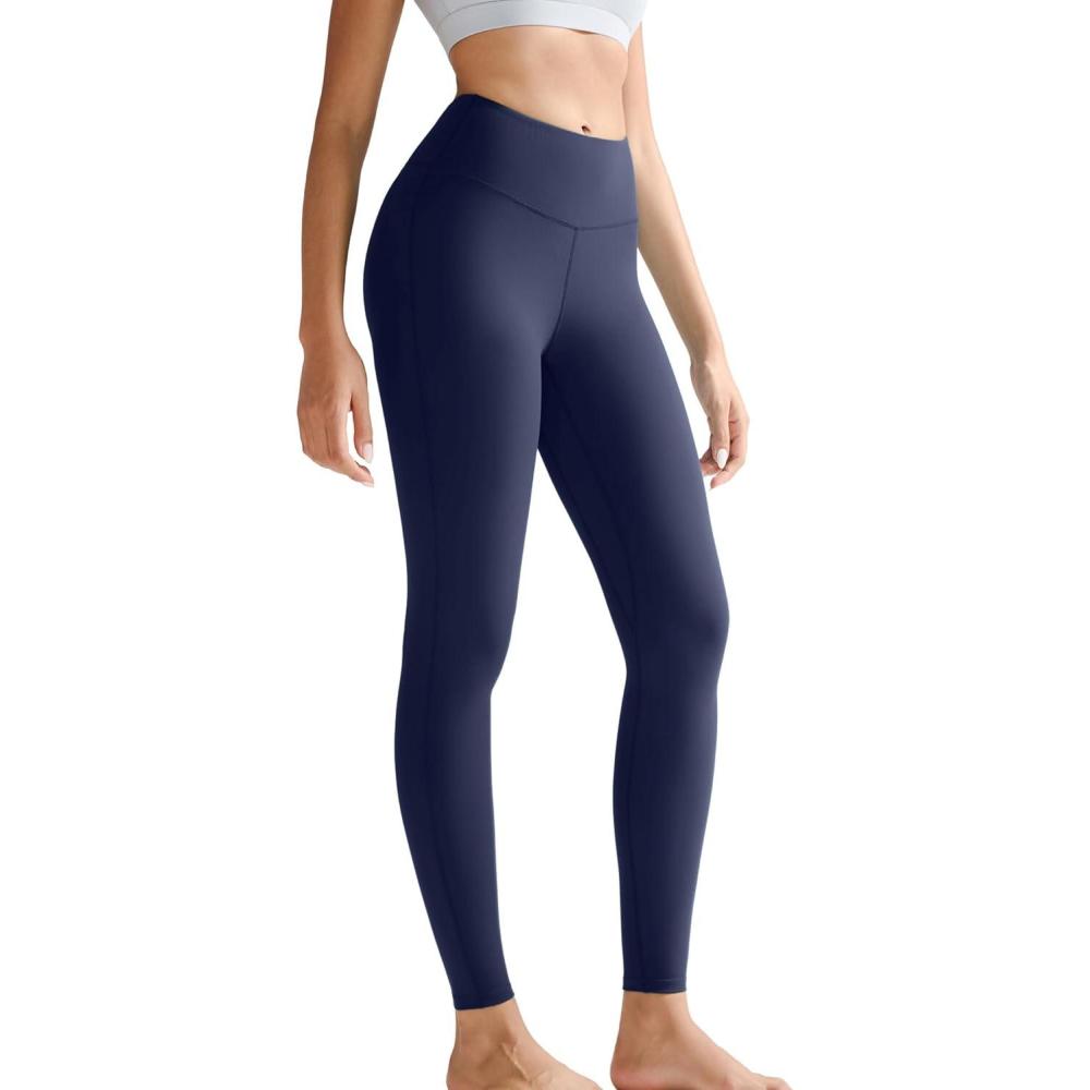 imageRUNNING GIRL High Waisted Leggings for WomenTummy Control Workout Yoga Pants Compression Pants Buttery SoftNavy