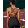 RUNNING GIRL High Impact Sports Bras for Women – Scoop Neck Strappy Sports Bra High Support Moulded Cup Workout Bra(A-taupe)