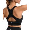 RUNNING GIRL High Impact Sports Bras for Women High Support Women’s Sports Bra Racerback Workout Running Bra(Black)