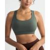 RUNNING GIRL High Impact Sports Bras for Women High Support Women’s Sports Bra Racerback Workout Running Bra(Grey Sage)