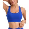 RUNNING GIRL High Impact Sports Bras for Women High Support Women’s Sports Bra Racerback Workout Running Bra(Royal Blue)
