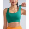 RUNNING GIRL High Impact Sports Bras for Women High Support Women’s Sports Bra Racerback Workout Running Bra(Teal Green)