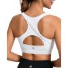 RUNNING GIRL High Impact Sports Bras for Women High Support Women’s Sports Bra Racerback Workout Running Bra(White)