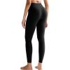 RUNNING GIRL High Waisted Leggings for Women,Tummy Control Workout Yoga Pants Compression Pants Buttery Soft(Black)