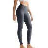 RUNNING GIRL High Waisted Leggings for Women,Tummy Control Workout Yoga Pants Compression Pants Buttery Soft(Dark Grey)