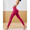 RUNNING GIRL High Waisted Leggings for Women,Tummy Control Workout Yoga Pants Compression Pants Buttery Soft(Hot Pink)