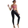 RUNNING GIRL Leggings for Women 25″ Inseam, High Waisted Compression Buttery Soft Yoga Pants with Pockets(Black)