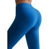 RUNNING GIRL Leggings for Women 25″ Inseam, High Waisted Compression Buttery Soft Yoga Pants with Pockets(Deep Blue)