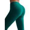 RUNNING GIRL Leggings for Women 25″ Inseam, High Waisted Compression Buttery Soft Yoga Pants with Pockets(Teal)