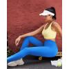 RUNNING GIRL No Front Seam Leggings for Women 25″ Inseam, High Waisted Seamless Buttery Soft Yoga Pants(Sparkle Blue)