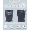 RUNNING GIRL Sports Bras for Women High Impact Seamless Ribbed Longline High Neck Workout Crop Tank Tops Padded(B-dark Grey)