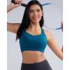 RUNNING GIRL Sports Bras for Women High Support Molded Cup High Impact Sports Bras with Sewn in Pads Racerback Running Bra(Navy)