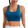 RUNNING GIRL Sports Bras for Women High Support Moulded Cup High Impact Sports Bras Racerback Workout Running Yoga Bra(Navy)