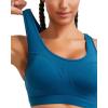 RUNNING GIRL Sports Bras for Women High Support Moulded Cup High Impact Sports Bras Racerback Workout Running Yoga Bra(Navy)
