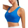 RUNNING GIRL Sports Bras for Women High Support Moulded Cup High Impact Sports Bras Racerback Workout Running Yoga Bra(Royal Blue)