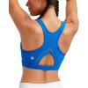 RUNNING GIRL Sports Bras for Women High Support Moulded Cup High Impact Sports Bras Racerback Workout Running Yoga Bra(Royal Blue)