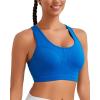 RUNNING GIRL Sports Bras for Women High Support Moulded Cup High Impact Sports Bras Racerback Workout Running Yoga Bra(Royal Blue)