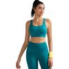 RUNNING GIRL Sports Bras for Women High Support,Adjustable Racerback Molded Cup Sports Bra Yoga Athletic Workout Bra(Teal)