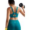 RUNNING GIRL Sports Bras for Women High Support,Adjustable Racerback Molded Cup Sports Bra Yoga Athletic Workout Bra(Teal)