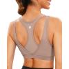 RUNNING GIRL Sports Bras for Women High Support,Molded Cup High Impact Sports Bra Racerback Workout Yoga Running Bra(Mica)