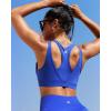 RUNNING GIRL Sports Bras for Women High Support,Molded Cup High Impact Sports Bra Racerback Workout Yoga Running Bra(Royal Blue)