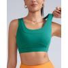 RUNNING GIRL Sports Bras for Women High Support,Molded Cup High Impact Sports Bra Racerback Workout Yoga Running Bra(Teal Green)