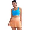RUNNING GIRL Sports Bras for Women High Support,Racerback Molded Cup Sports Bra with Sewn in Pads(A-brilliant Blue)