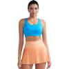 RUNNING GIRL Sports Bras for Women High Support,Racerback Molded Cup Sports Bra with Sewn in Pads(A-brilliant Blue)