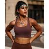 RUNNING GIRL Sports Bras for Women, Molded Cup High Impact Sports Bra Workout Bras for Women High Support Racerback(A-taupe)