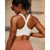 RUNNING GIRL Sports Bras for Women, Molded Cup High Impact Sports Bra Workout Bras for Women High Support Racerback(A-white)
