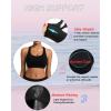 RUNNING GIRL Sports Bras for Women, Molded Cup High Impact Sports Bra Workout Bras for Women High Support Racerback(D-black)