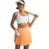 RUNNING GIRL Sports Bras for Women,High Impact Criss Cross Back Molded Cup Running Bra with Sewn in Pads(White)