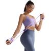 RUNNING GIRL Sports Bras for Women,Light Impact Molded Cup Strap Sports Bra with Sewn in Pads,Best for A-C Cup(Misty Purple)