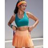RUNNING GIRL Sports Bras for Women,Padded Strappy Sports Bras Criss-Cross Back Medium Support Sports Bras with Removable Cups(A-teal)