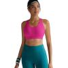RUNNING GIRL Sports Bras for Women,Padded Strappy Sports Bras Criss-Cross Back Medium Support Sports Bras with Removable Cups(Hot Pink)