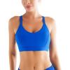 RUNNING GIRL Sports Bras for Women,Strappy Crisscross Back Padded Low Impact Running Sports Bra with Removable Cups(Bright Blue)