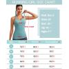 RUNNING GIRL Workout Tank Tops for Women Built in Shelf Bras Padded,Sleeveless Gym Tops Athletic Yoga Shirts(D-pale Green)