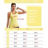 RUNNING GIRL Workout Tank Tops for Women Built in Shelf Bras Padded,Sleeveless Gym Tops Athletic Yoga Shirts(D-yellow)