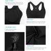 RUNNING GIRL Workout Tank Tops for Women Built in Shelf Bras Padded,Sleeveless Gym Tops Athletic Yoga Shirts(Y-black)