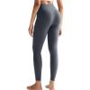 RUNNING GIRL High Waisted Leggings for Women,Tummy Control Workout Yoga Pants Compression Pants Buttery Soft(Dark Grey)