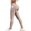 RUNNING GIRL Leggings for Women,High Waisted Soft Pants Buttery Workout Athletic Compression Yoga Pants(Mica)