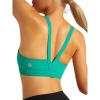RUNNING GIRL Sports Bra for Women High Support, Molded Cup High Impact Sports Bras with Sewn in Pads Strappy Running Bra(Electric Green)