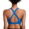 RUNNING GIRL Sports Bras for Women, Molded Cup High Impact Sports Bra Workout Bras for Women High Support Racerback(D-cerulean Blue)