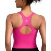 RUNNING GIRL Workout Tank Tops for Women Built in Shelf Bras Padded,Sleeveless Gym Tops Athletic Yoga Shirts(Y-hot Pink)