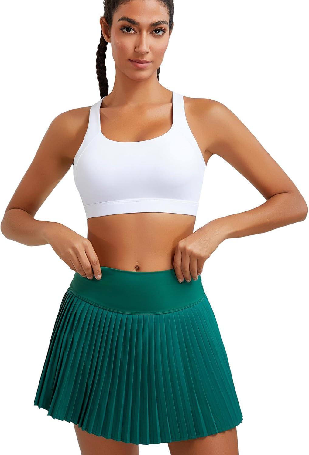 imageRUNNING GIRL Sports Bra for Women High SupportMolded Cup High Impact Sports Bras with Sewn in PadsAwhite